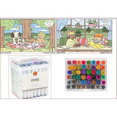 Imagem de Kit bobbie goods dias quentes dias frios marcador artístico evoke dual