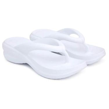Imagem de Chinelos ortopédicos femininos – Ultraleves, macios e superconfortáveis (Branco,39/40)