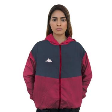 Imagem de Jaqueta Kappa Quebra Vento Lory Feminina - Bordô M-Feminino