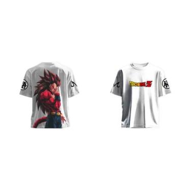 Imagem de Camiseta Masculina Dragon Ball Goku Black Super Saiyan Verão Estilo Ur