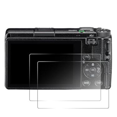 Imagem de pssped 2 peças protetoras de tela compatíveis com câmeras Ricoh GR IV, filme de vidro temperado cristalino, adequado para fotógrafos e entusiastas de vlogging, anti-impressões digitais anti-arranhões