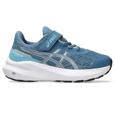 Imagem de ASICS Tênis de corrida infantil GT-1000 13 pré-escolar, Mar de inverno/branco, 14