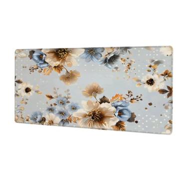 Imagem de Tapete de mouse grande de bolinhas, à prova d'água, protetor de mesa estendido para computador, base de borracha antiderrapante para escritório, computador, teclado, laptop e mesa de casa, mouse pad