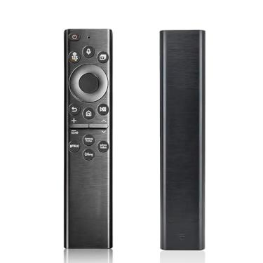 Imagem de Controle remoto de voz para Samsung Smart TV, controle de substituição BN59-01385A para TV quadro, para todas as Smart TVs Samsung Crystal/UHD/QLED/NEO QLED/4K 8K de 2019 a 2025, sem energia solar