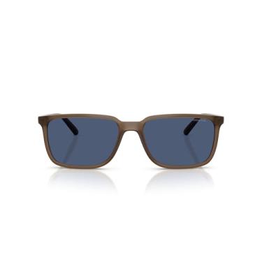 Imagem de Arnette Óculos de sol masculino AN4364 Dinsky Square, opala tabaco/azul escuro, 57 mm