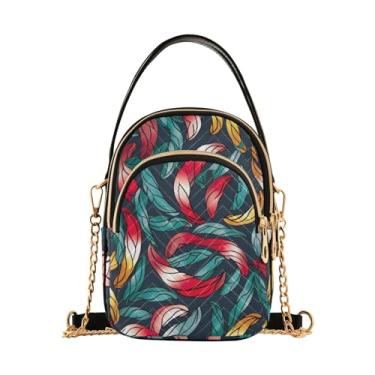 Imagem de Duas bolsas transversais femininas para filhotes e bolas de beisebol francesas, bolsas de viagem transversais, bolsas transversais para mulheres, Bengalas doces de Natal - 2, One Size