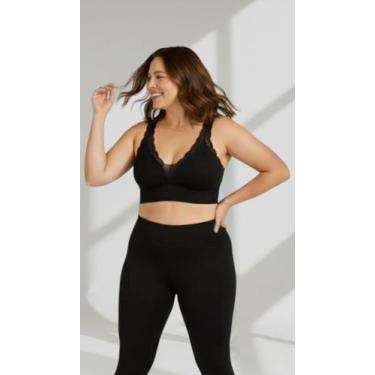 Imagem de Sutiã Plus Size Sustentação Conforto Sem Aro Com Bojo - Mylla Lingerie