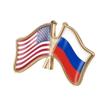 Imagem de QTAOEIONG Bandeiras dos Estados Unidos, EUA, América, EUA e muitos outros países, broche de liga de amizade com cruz, 1.3x0.9inch/32x23mm, Metal, Sem Pedra Preciosa