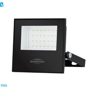 Imagem de Refletor Led Blumenau Play 30w Verde Autovolt 78305000 - Blumenau ilum