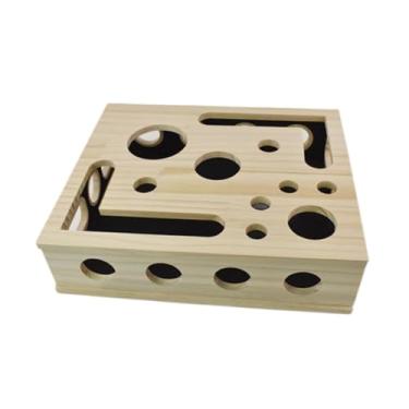 Imagem de Bothyi Caixa de Enriquecimento Ambiental com Quebra-Cabeças para Arranhões, Brinquedo de Engajamento, Treinamento de Inteligência para Gatos, Lixa de Unhas,