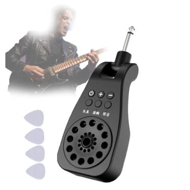Imagem de Amplificador De Guitarra Mini De 5w,3 Timbres Diferentes, RotaçãO De 270°, Interface De áUdio De 6,35 Mm Para Guitarras EléTricas, Baixo E Outros Instrumentos