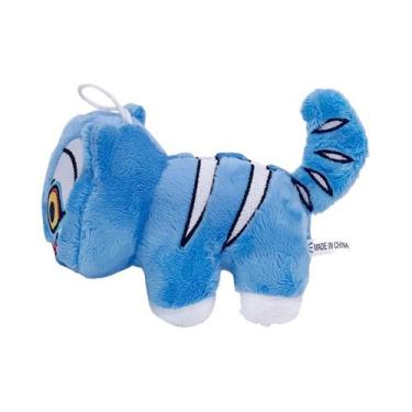 Imagem de Boneco De Pelúcia Tigre Roxo Anime Kpop Caçador De Demônios Com Chapéu