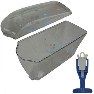 Imagem de Kit Tanque Reservatório com Tampa + Torneira Completa Para Refresqueira Venâncio RV116 e RV216 50921