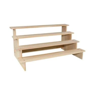 Imagem de Suporte Expositor De Joias De Madeira Multicamadas Para Doces E Cupcak