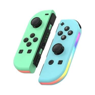 Imagem de Controle Joy-Con Esquerdo E Direito Para Nintendo Switch Com Luz RGB, 