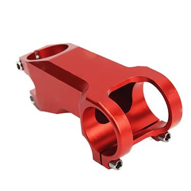 Imagem de Elevador da Haste da Bicicleta, Haste da Bicicleta Negativo Liga de Alumínio de 17 Graus Vermelho para Atualização (70mm)