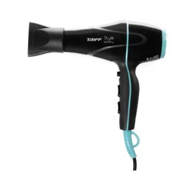 Imagem de Secador de Cabelo Taiff Style 2000w 220v Black, Preto, 220V