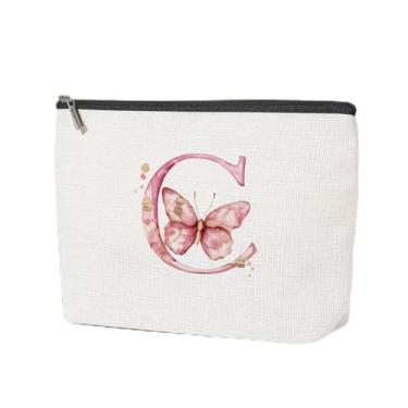 Imagem de Bolsa de maquiagem motivacional para presentes, bolsa de cosméticos para saúde mental, afirmações, presentes para mulheres, amigas, irmãs, colegas, LCS multicolorido 02519, 9.6 × 7 × 0.5 inches