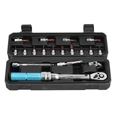 Imagem de Conjunto de chave de torção Kit de manutenção de bicicleta ajustável para motocicleta 1/4 pol.