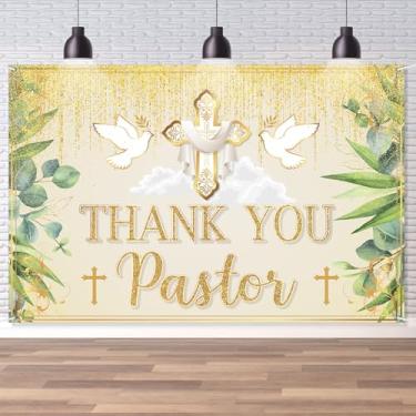 Imagem de Pano de fundo de agradecimento, decoração de arte de parede cristã para adolescentes universitários, mulheres, homens, presentes de aniversário religiosos, suprimentos de festa 1,8 x 1,2 m