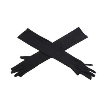 Imagem de Luvas longas de proteção UV feminina, protetor solar, direção e ciclis