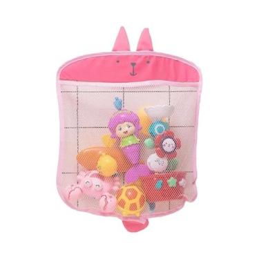 Imagem de Organizador De Brinquedos De Banho Para Bebês, Bolsa De Rede De Secage