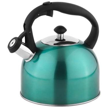 Imagem de Chaleira de Chá 2.4L com Apito, Aço Inoxidável, KT1903190, Azul