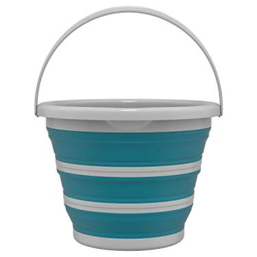 Imagem de Balde 10 litros Retrátil Verde Esmeralda, RET3505, Flash Limp