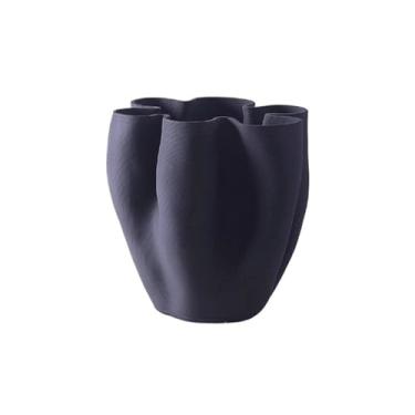 Imagem de Vasos de flores Vaso decorativo para sala de estar, estilo vintage, ideal para decoração mesa, estante ou lareira Vaso de cerâmica