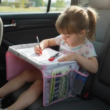 Imagem de Mesinha Infantil Portátil Para Cadeirinha carro e carrinho de bebe Mon