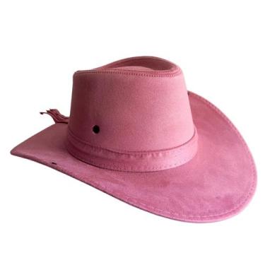 Imagem de Chapéu Boiadeira Infantil Camurça Unissex Country Vaquejada Ana castel