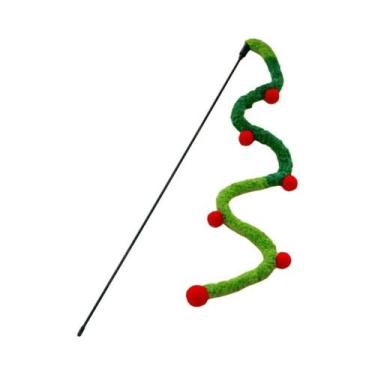 Imagem de Brinquedo Interativo Colorido Para Gatos Varinha De Plumas Design De L