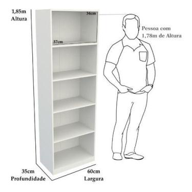 Imagem de Armário Prateleira Mirela M4 Loja Roupas Brinquedos Mdp - VETORIAL MÓV