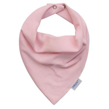 Imagem de Kit 2 Babador Impermeável Bandana 42 cm x 20 cm Baby Joy, Animais Rosa