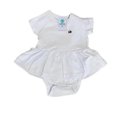 Imagem de Body com Saia TH Branco - Confortável e Macio, G