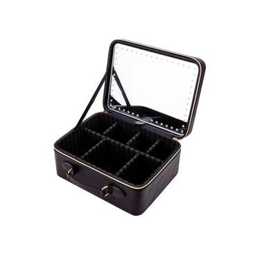 Imagem de Maleta de Maquiagem Com Led Seu Brilho Único / Preto