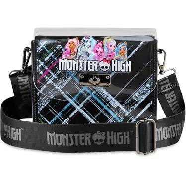 Imagem de Get Trend Conjunto de bolsa transversal e bolsa de moedas para meninas, adolescentes, bolsa de ombro fofa, bolsa pequena, presentes para meninas, Black Monster High, 6.7x5.9x3.2inch