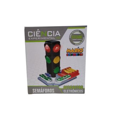 Imagem de Kit Circuitos Blocos Eletrônicos Semáforo - Mario Brinquedos