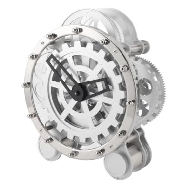 Imagem de RiToEasysports Relógio de Parede Mecânico Grande Gears, Relógio de Engrenagem de Metal para Sala de Estar Com Engrenagens Giratórias e Design Requintado, Analógico de Aço Inoxidável de 2 Pés