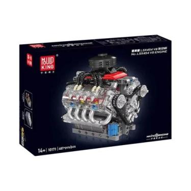 Imagem de Brinquedos Educativos Para Crianças Com Blocos De Montagem Do Motor LS