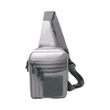 Imagem de Bolsa Tática Transversal Masculina Para Porte Velado De Armas De Fogo 