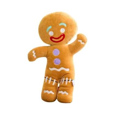 Imagem de Almofada De Pelúcia Homem De Gengibre, Boneco Macio E Fofinho, Pingent