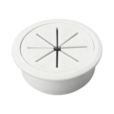 Imagem de Organizador De Cabos Para Mesa De Escritório Com Tampa Para Furos De F