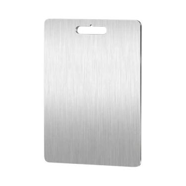 Imagem de Conjunto De Tábuas De Corte Em Aço Inoxidável Para Vegetais, Carne, Pã