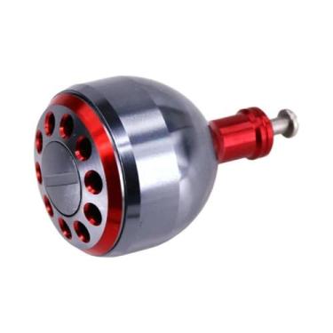 Imagem de Botão De Metal 33MM Para Carretilha De Pesca: Acessório DIY Para Modif