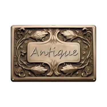 Imagem de Placa Decorativa De Metal Retrô Para Parede: Arte Visual Para Bares, C