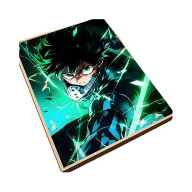 Imagem de Pôster Clássico My Hero Academia Midoriya Izuku Deku Adesivo Artístico