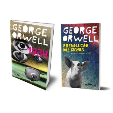 Imagem de Kit 1984 &amp; A Revolução dos Bichos George Orwell Editora Companhia das Letras Capa Comum