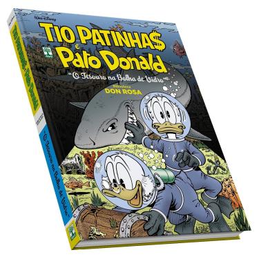 Imagem de Tio Patinhas e Pato Donald : O Tesouro na Bolha de Vidro Walt Disney Biblioteca Don Rosa Ed. de Colecionador Capa Dura