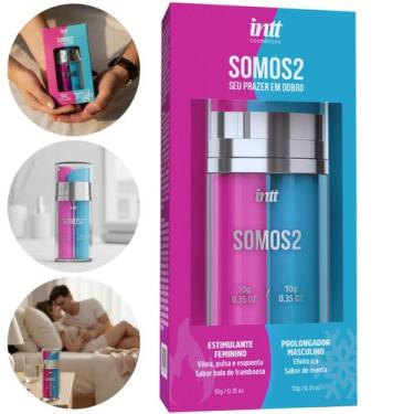 Imagem de Gel Para Casal Somos Dois Intt Escitante E Dessensibilizante Sabor Fra